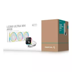 DeepCool LQ360 ULTRA ARGB Processeur Kit de refroidissement du liquide 12 cm Blanc