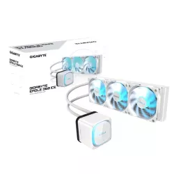 GIGABYTE EAGLE 360 ICE Système de Refroidissement Liquide pour CPU - 3x120mm Ventilateurs ARGB, écran LCD couleur…