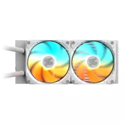 GIGABYTE GAMING 240 ICE Refroidisseur Liquide pour CPU - 2x120mm Ventilateurs ARGB, mécanisme d?emboîtement coulissant…
