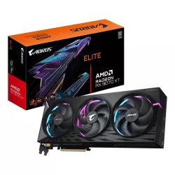 GIGABYTE AORUS Radeon RX 9070 XT ELITE 16G Carte Graphique - 16 Go GDDR6, 256 bits, PCI-E 5.0, 3100 MHz Fréquence du C?ur, 2 x…