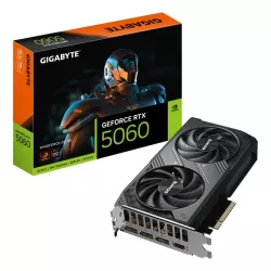 GIGABYTE GeForce RTX 5060 WINDFORCE OC 8G Carte Graphique - 8GB GDDR7, 128bit, PCI-E 5.0, 2512 MHz Fréquence du c?ur, 3 x…
