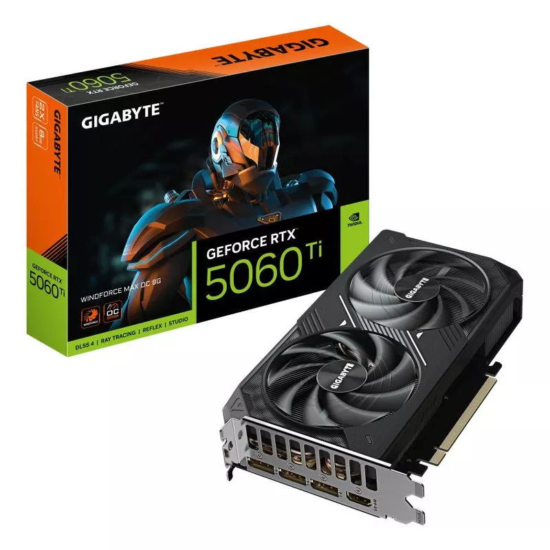 GIGABYTE GeForce RTX 5060 Ti EAGLE MAX OC 8G Carte Graphique ? 8 Go GDDR7, 128 bits, PCI-E 5.0, 2617MHz Fréquence du…