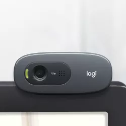 Logitech 960-001063 webcam 3 MP 1280 x 720 pixels USB Gris, Gris foncé