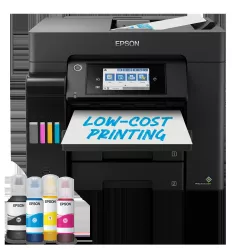 EPSON EcoTank ET-5855 BlueAngel MFP 4en1 Jet encre coul A4 rechargeable 25ppm/25ppm, R-V imp-scanne, chargeur…