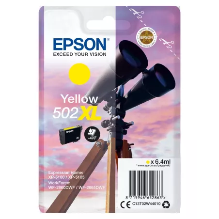 EPSON Cartouche Encre Jumelle 502XL Jaune 6,4ml | MonPC.Store