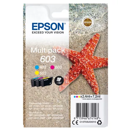 EPSON Multipack 3-colours Etoile de Mer 603 2,4ml