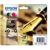 EPSON Cartouche Multipack Stylo à plume16XL Encre N,C,M,J XL 32,4ml