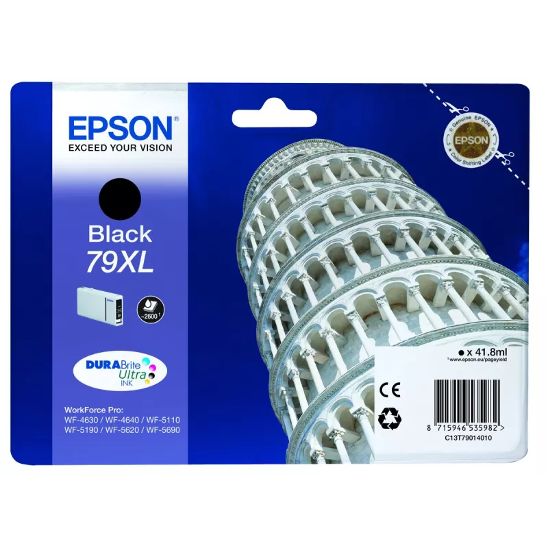 EPSON Cartouche Encre Tour de Pise 79XL Noir 2 600 pages | MonPC.Store