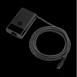 HP USB-C 65 W Chargeur USB-C pour ordinateur portable - Format de voyage Compact et léger,1 m (cordon d'alimen), 1,8 m (câble…