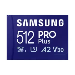 CARTE MEMOIRE SAMSUNG 512G MICRO SD PRO PLUS 2023 avec… | MonPC.Store
