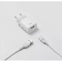 Bundle chargeur secteur + câble Chargeur 1 USB+1 Câble… | MonPC.Store