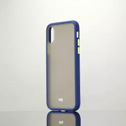 We Coque de protection RUBBER APPLE IPHONE X / XS Bleu | MonPC.Store