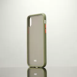We Coque de protection RUBBER APPLE IPHONE X / XS Kaki | MonPC.Store