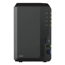 Synology DiskStation DS223 serveur de stockage NAS Bureau Realtek RTD1619B 2 Go DDR4 0 To