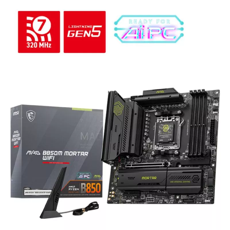 MSI MAG B850M MORTAR WIFI | MonPC.Store