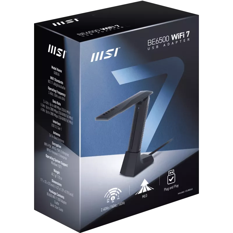 MSI BE6500 WiFi 7 | MonPC.Store