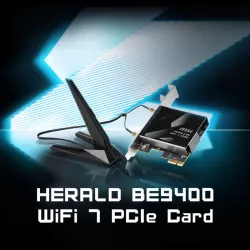 MSI HERALD BE9400 WiFi 7 PCIe Card | MonPC.Store