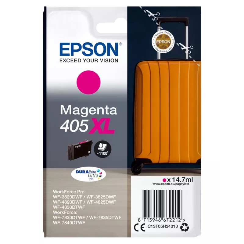 EPSON Cartouche Encre Durabrite Ultra Valise 405XL… | MonPC.Store