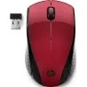 HP 220 Rouge - Souris sans fil Résolution capteur 1300 dpi connexion 2,4 Ghz 3 boutons, autonomie jusqu'à 15 mois en usage…