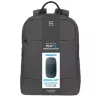 Tucano Bunldle Sac à dos GLOBAL NB 15.6'' +Souris Noir… | MonPC.Store