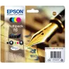 EPSON Cartouche Multipack Stylo à plume 16 Encre N,C,M,J 14,7ml