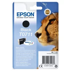 EPSON Cartouche Guépard T0711 Encre DURABrite Ultra Noir 7,4ml