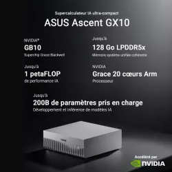 ASUS Ascent GX10 GX10-GG0003BN GB10 128 Go… | MonPC.Store