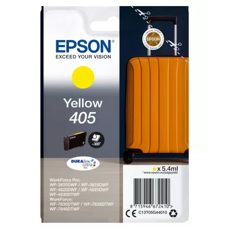 EPSON encre Yellow 5.4ml DURABrite Ultra Valise : 405/405XL