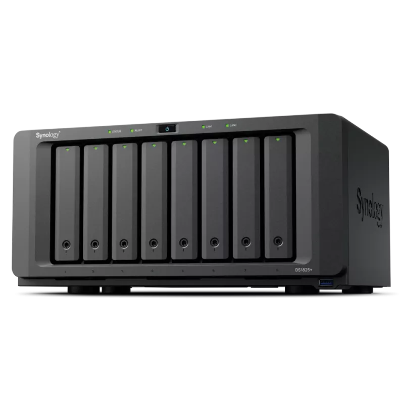 SYNOLOGY DS1825+ - V1500B Ryzen Embedded 2,2 GHz 8 Go - NAS