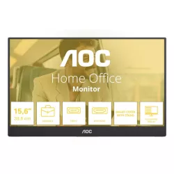 AOC 16T20E2 "TOP SELLERS" - 15.6" IPS Full HD Noir - Moniteur portable