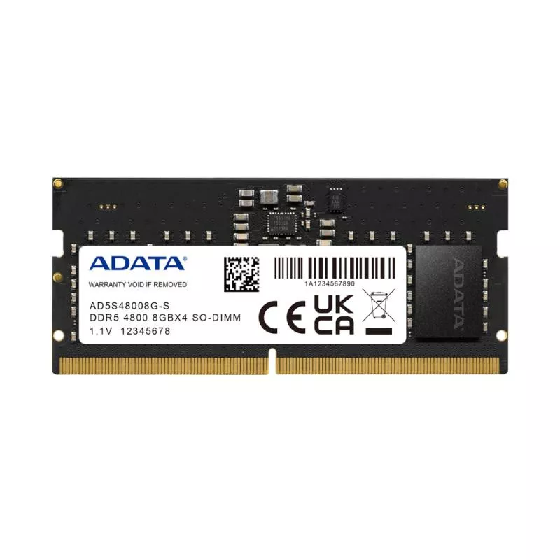ADATA STANDARD 8GB D5 DRAM SO-DIMM 4800 CL40 | MonPC.Store