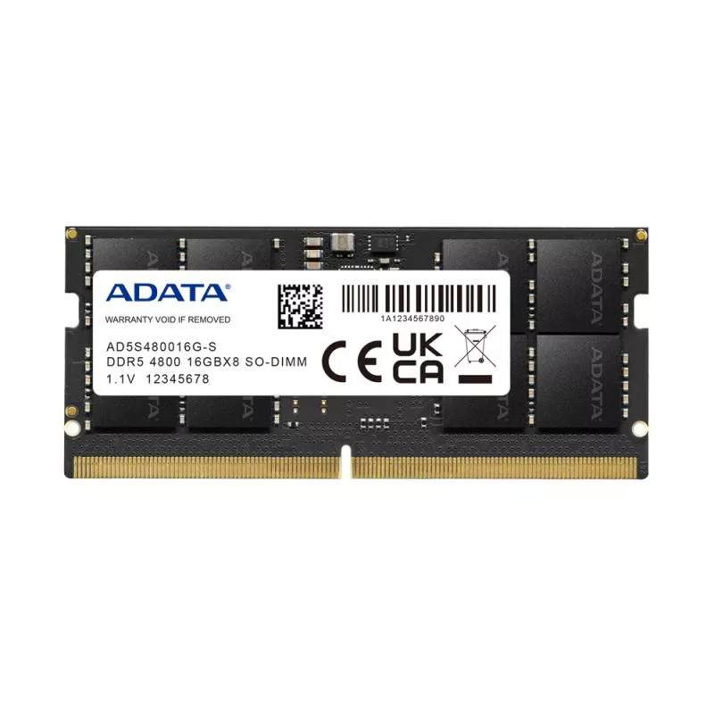 ADATA STANDARD 16GB D5 DRAM SO-DIMM 4800 CL40 | MonPC.Store