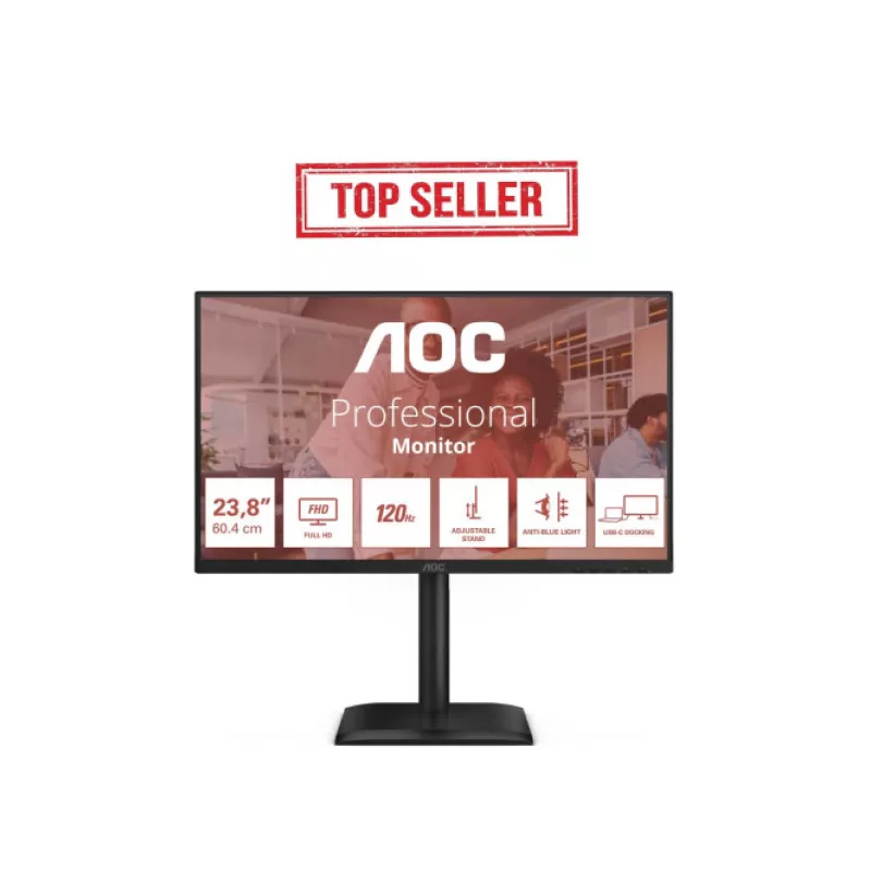 AOC E4 24E4CV écran plat de PC 60,5 cm (23.8") 1920 x… | MonPC.Store