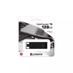 KINGSTON 128G USB-C 3.2 Gen 1 DataTraveler 70*DT70/128GB | MonPC.Store