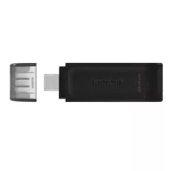 KINGSTON 64GB USB-C 3.2 Gen 1 DataTraveler 70 *DT70/64GB | MonPC.Store
