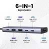UGREEN Adaptateur Multiport 6-en-1 *35999 | MonPC.Store