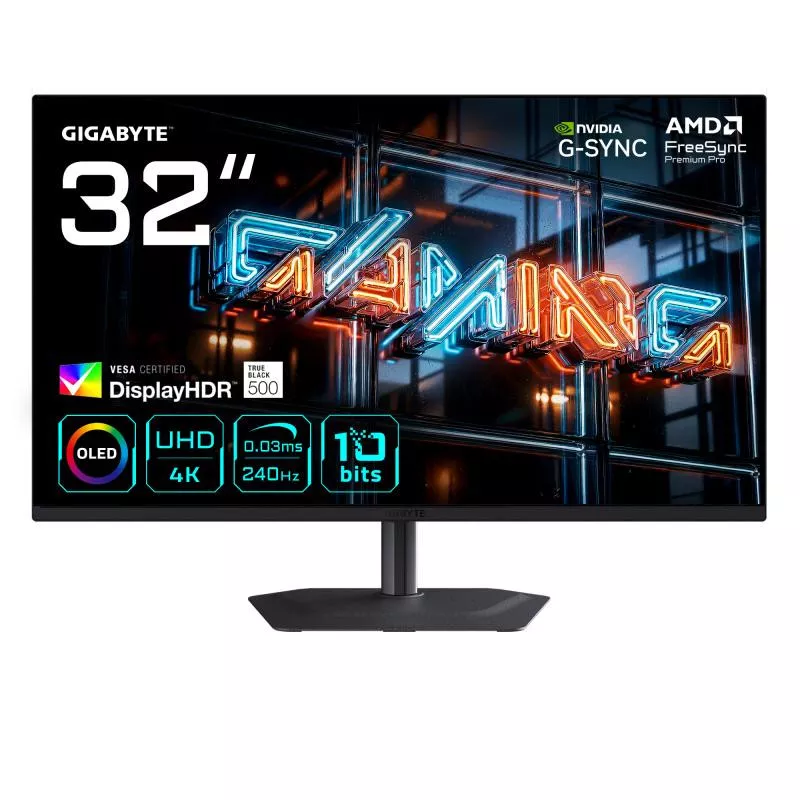 GIGABYTE MO32U24 - OLED 4K Ultra HD Noir | MonPC.Store