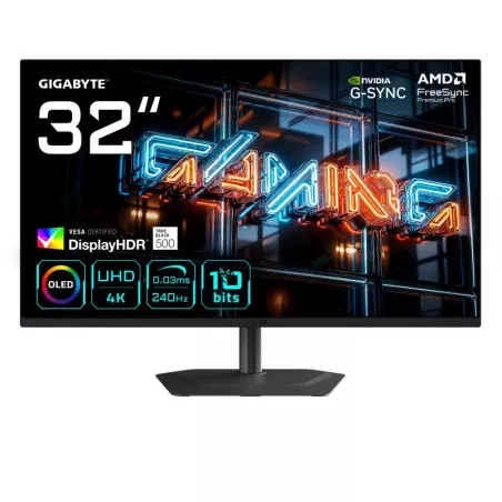 GIGABYTE MO32U24 - OLED 4K Ultra HD Noir | MonPC.Store