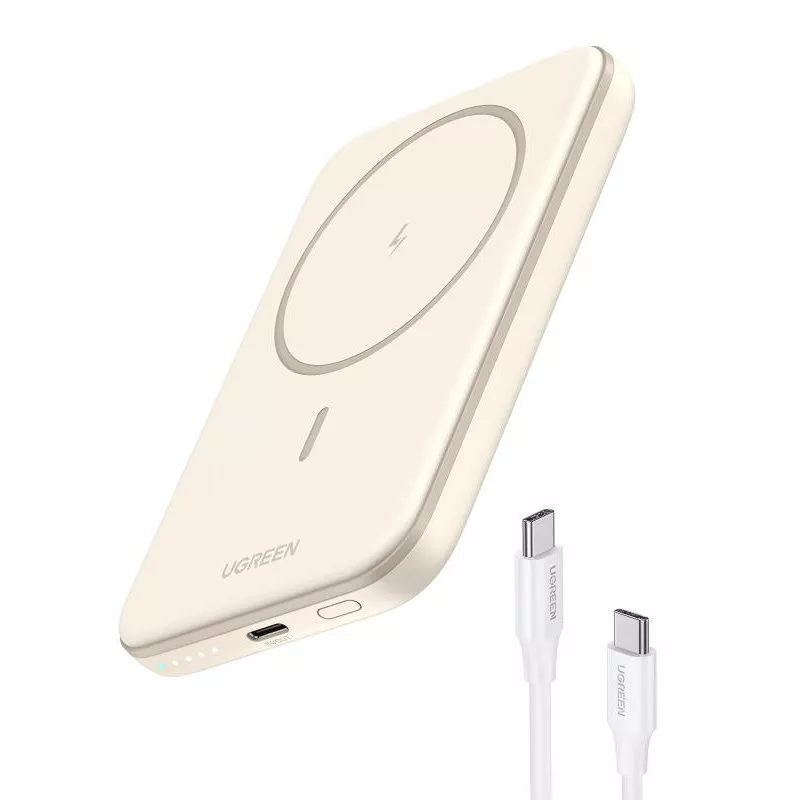 UGREEN Batterie Ext Sans Fil Qi 7,5W 5000mAh Crème * | MonPC.Store
