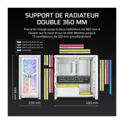 CORSAIR FRAME 4000X RS, WHITE | MonPC.Store