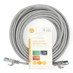 CABLE RJ45 CAT-6a S/FTP MALE -MALE 10M GRIS | MonPC.Store