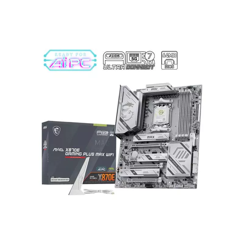 MSI MAG X870E GAMING PLUS MAX WIFI - AMD X870E - Carte mère