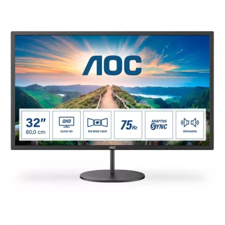 AOC Q32V4 o - IPS 2K Ultra HD Noir | MonPC.Store