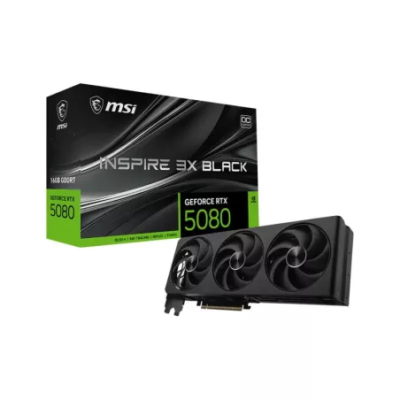 MSI RTX 5080 16G INSPIRE 3X OC BLACK | MonPC.Store