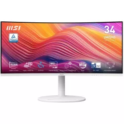 MSI Modern MD342CQPW - VA UltraWide Quad HD Blanc CB/CE