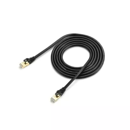 Câble RJ45 droit couleur noir - 20m S/FTP Cat 7 avec… | MonPC.Store