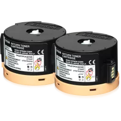 EPSON Pack 2x return Cartouche Toner Noir (2x 2500p) | MonPC.Store