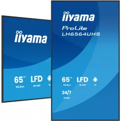 IIYAMA LFD 65" dalle VA 4K UHD 3840x2160 16:9 24/7… | MonPC.Store