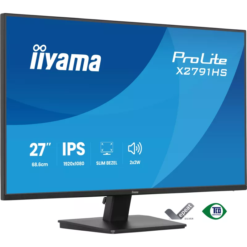 Ecran IIYAMA 27'' Noir dalle IPS Ultra mince 16:9… | MonPC.Store