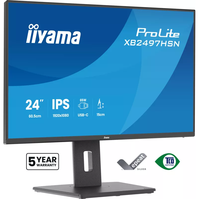 Ecran IIYAMA 24'' Ultra mince Noir IPS 1920x1080 100Hz… | MonPC.Store